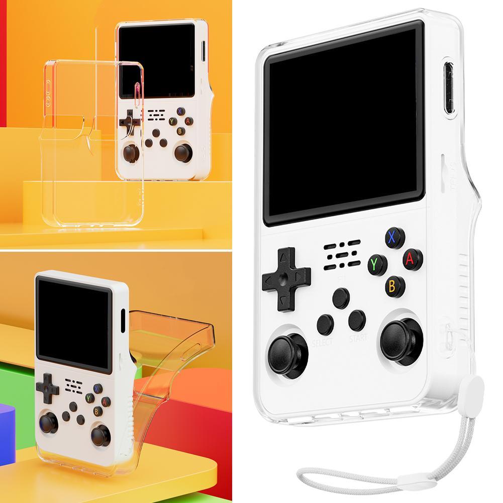 Retro Handheld Game Console R36S - ANBERNIC R36S レトロハンドヘルドゲームコンソール用ケース TPU ソフト保護耐衝撃カバー ANBERNIC