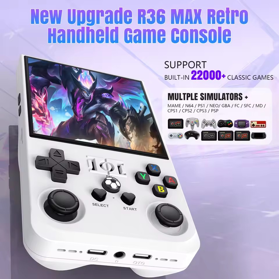 R36MAXレトロハンドヘルドゲーム機R36SアップデートL - Retro Handheld Game Console R36S のレビューと価格