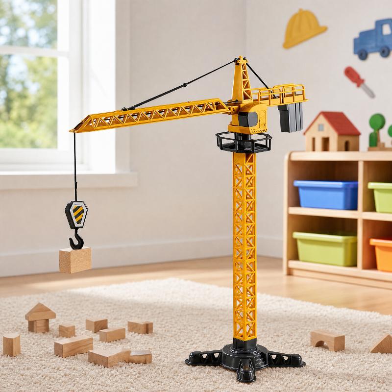 タワークレーンおもちゃ。建設工学を模した回転式のタワー模型。 - Educational Toys のレビューと価格