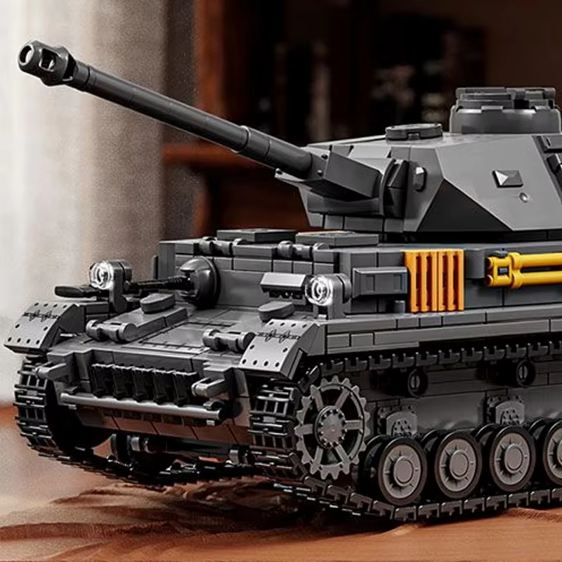 1419ピース 1:28スケール ドイツ軍 IV号戦車 組み - Lego Compatible Military Tank のレビューと価格