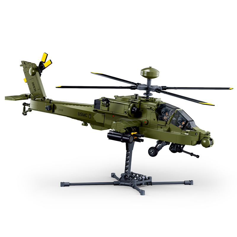 スラバン M38‑B1536 ボーイング AH‑64D アパ - Lego Compatible Military Tank のレビューと価格