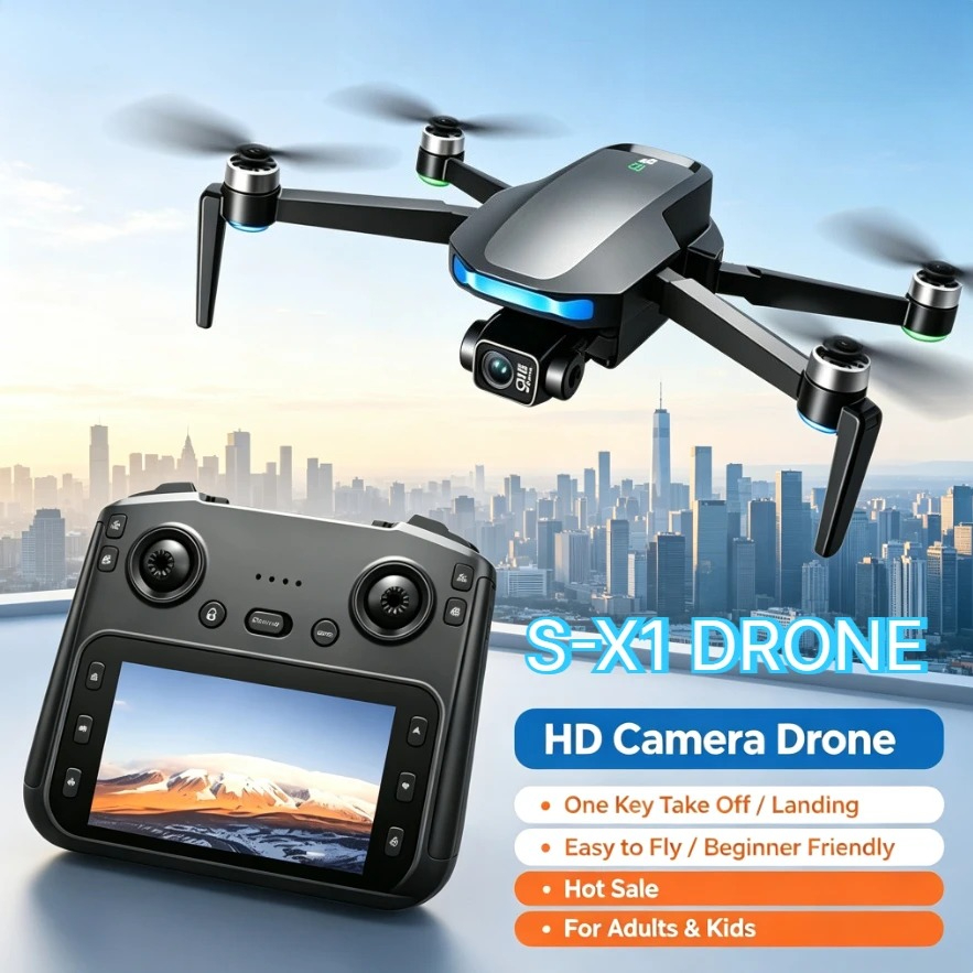 オリジナルS-X1 GPSドローン 8K HDカメラ 5G  - Fpv Brushless Rc Drone 4K のレビューと価格