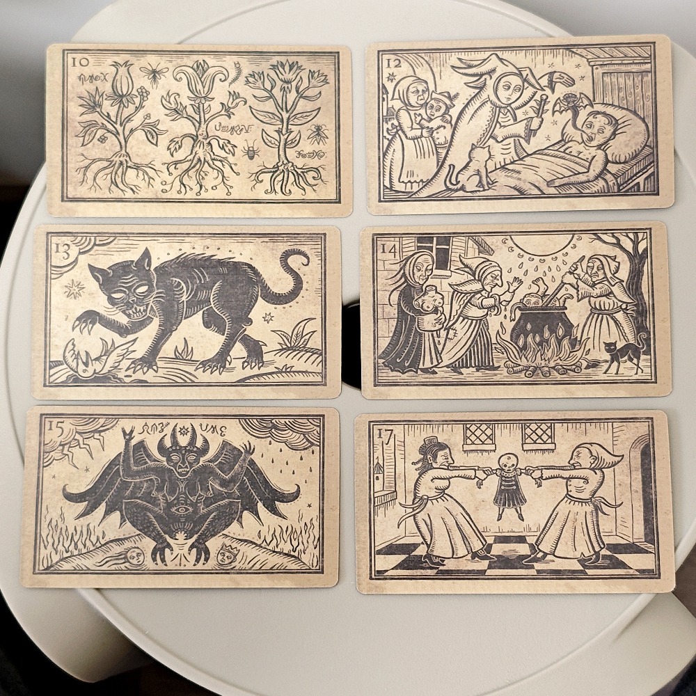 ミルドレッド・ペインのオラクル 10.3*6 センチメートル - Tarot Cards Deck With Guidebook のレビューと価格