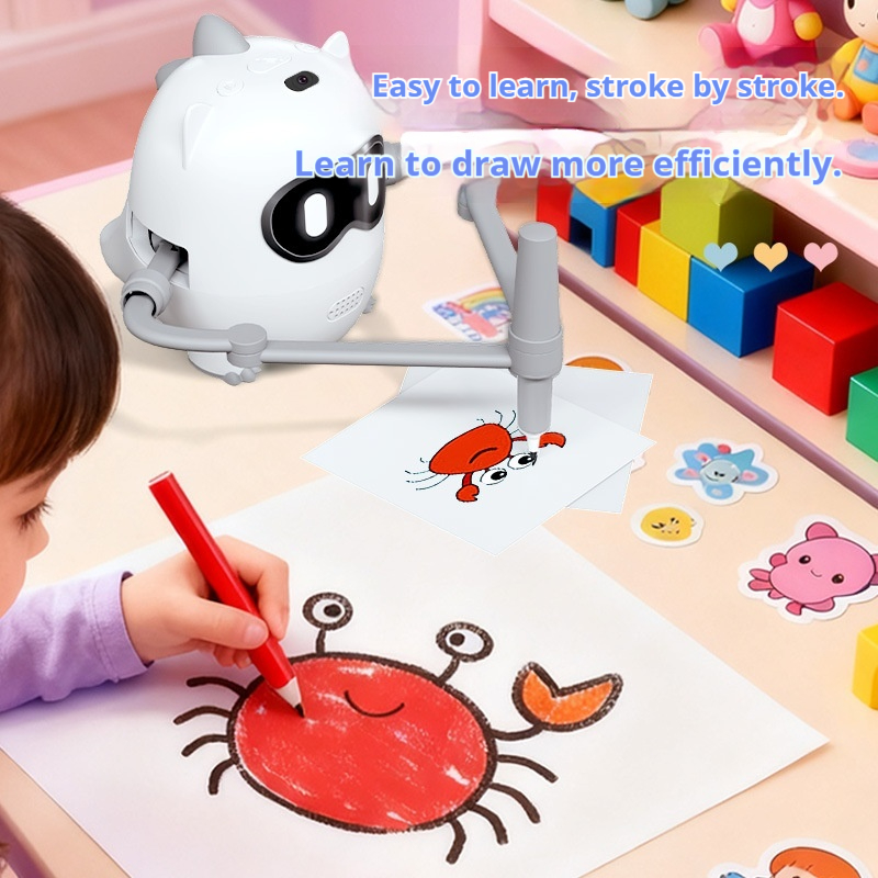 一般的なスマート恐竜描画ロボットインテリジェント早期教育玩具 - Educational Toys のレビューと価格