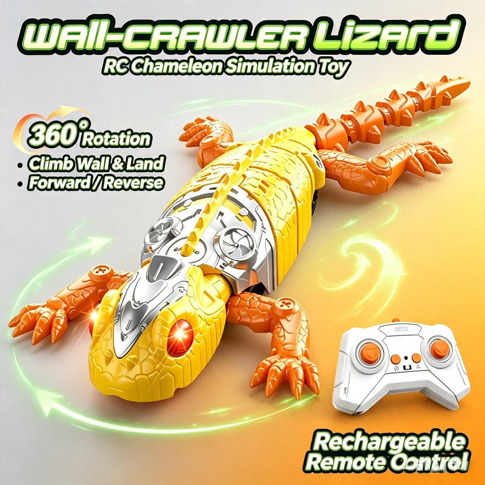 電動リモコン動物玩具 壁登りシミュレーショントカゲ バイオミ - Remote Control Toys のレビューと価格